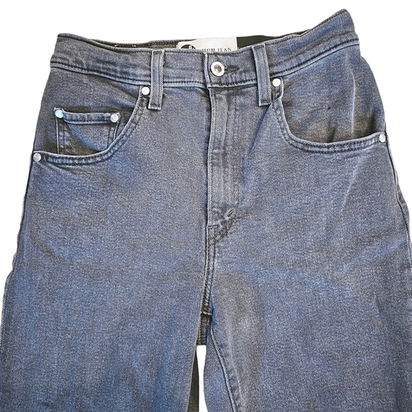 Levi’s Silver Tab Faded Black MOM JEAN High-Waist Relaxed Fit Tappered Leg 27X27 - Picture 8 of 13